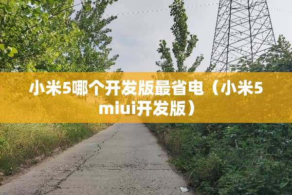 小米5哪个开发版最省电（小米5miui开发版）