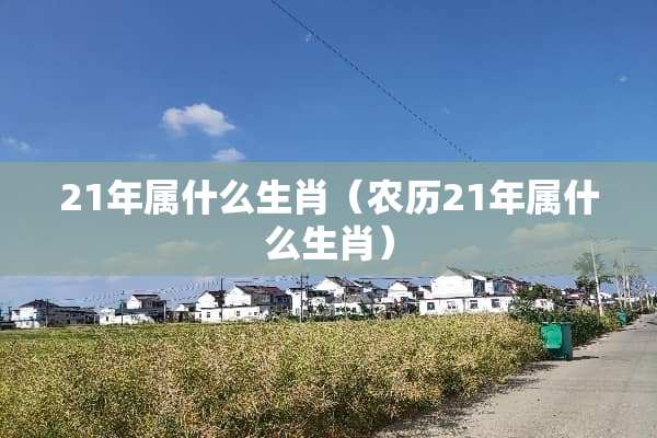 21年属什么生肖（农历21年属什么生肖）