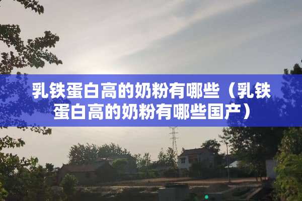 *铁蛋白高的奶粉有哪些（*铁蛋白高的奶粉有哪些国产）