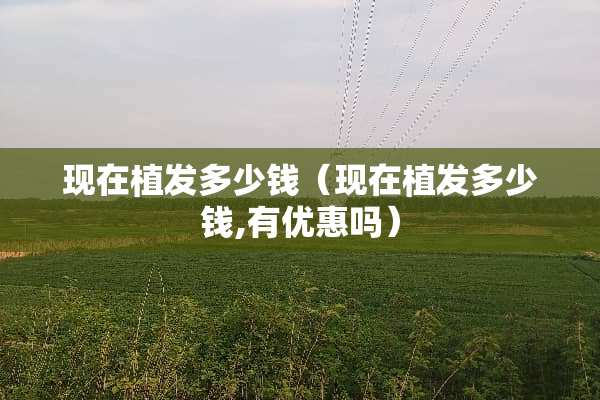 现在植发多少钱（现在植发多少钱,有优惠吗）
