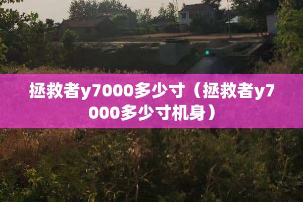拯救者y7000多少寸（拯救者y7000多少寸机身）
