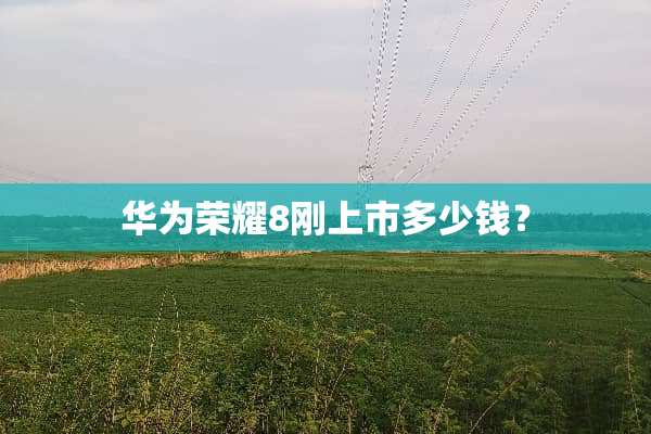 华为荣耀8刚上市多少钱？