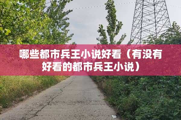 哪些都市兵王小说好看（有没有好看的都市兵王小说）
