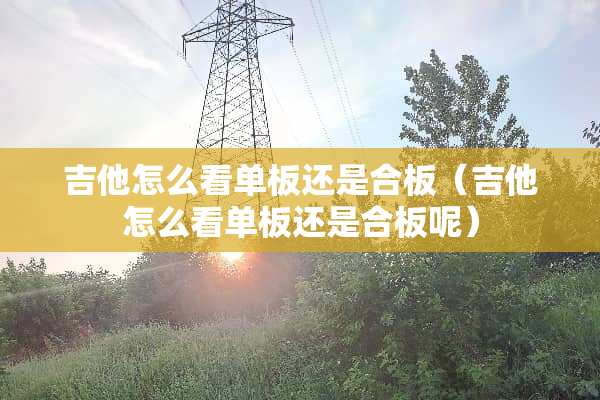 吉他怎么看单板还是合板（吉他怎么看单板还是合板呢）