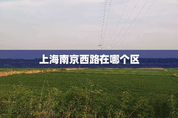 上海南京西路在哪个区