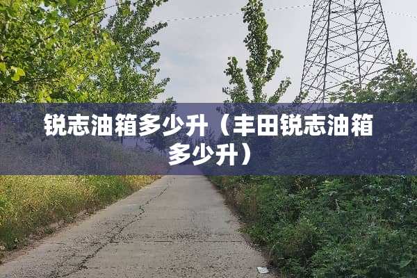 锐志油箱多少升（丰田锐志油箱多少升）