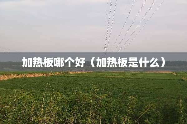 加热板哪个好（加热板是什么）