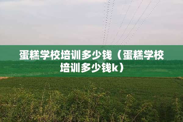 蛋糕学校培训多少钱（蛋糕学校培训多少钱k）
