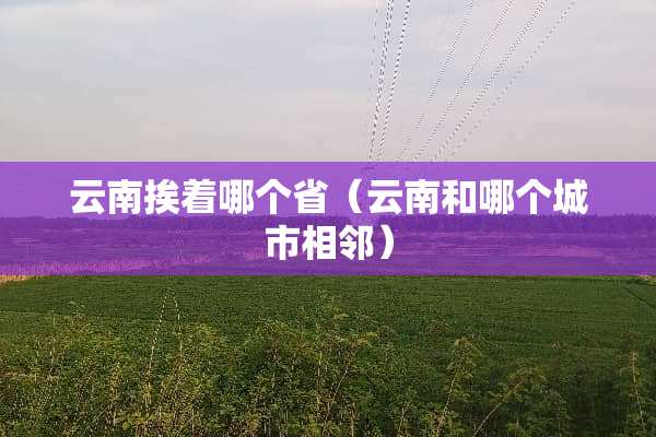 云南挨着哪个省（云南和哪个城市相邻）