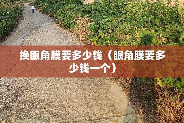 换***要多少钱（***要多少钱一个）