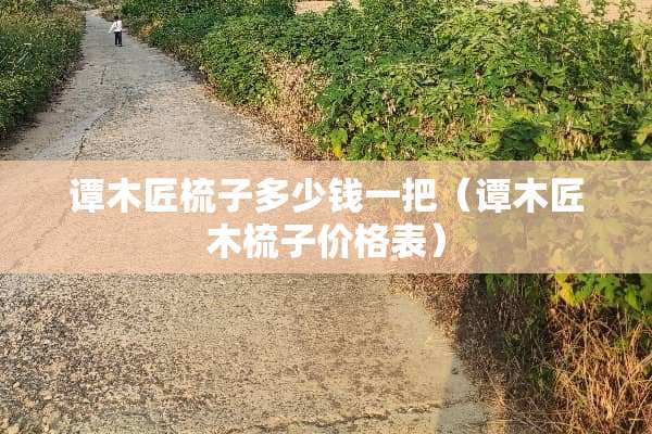 谭木匠梳子多少钱一把（谭木匠木梳子价格表）