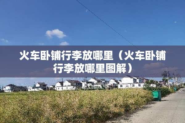 火车卧铺行李放哪里（火车卧铺行李放哪里图解）