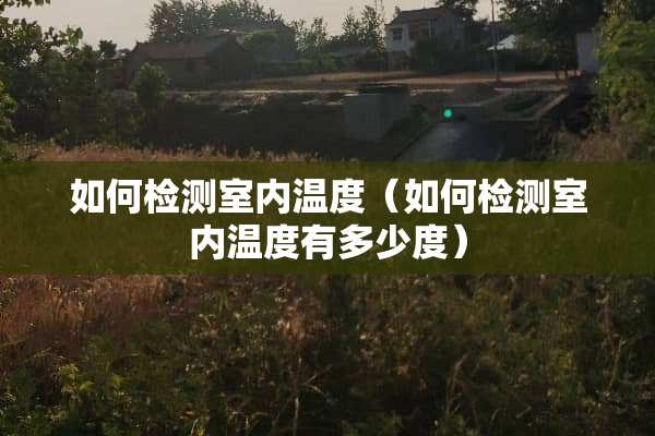 如何检测室内温度（如何检测室内温度有多少度）