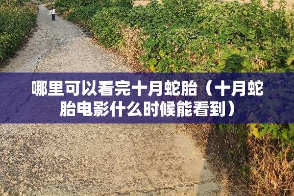 哪里可以看完十月蛇胎（十月蛇胎电影什么时候能看到）