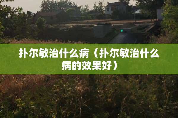 扑尔敏治什么病（扑尔敏治什么病的效果好）