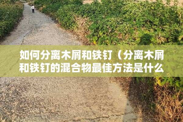 如何分离木屑和铁钉（分离木屑和铁钉的混合物最佳方法是什么）