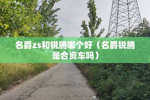 名爵zs和锐腾哪个好（名爵锐腾是合资车吗）