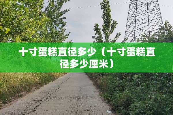 十寸蛋糕直径多少（十寸蛋糕直径多少厘米）