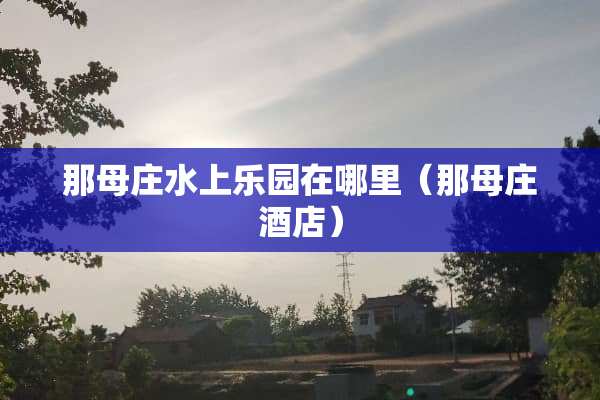 那母庄水上乐园在哪里（那母庄酒店）