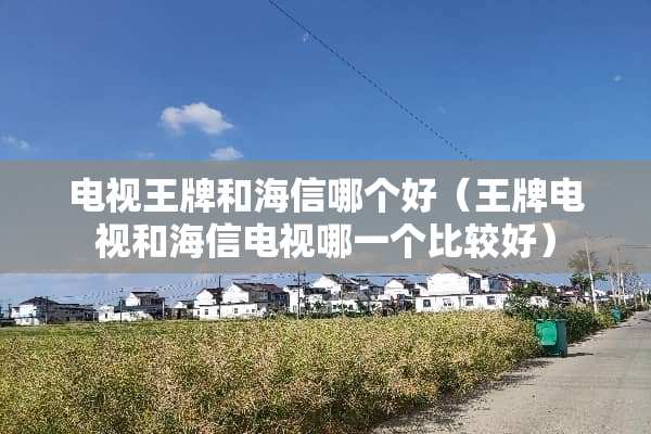 电视王牌和海信哪个好（王牌电视和海信电视哪一个比较好）