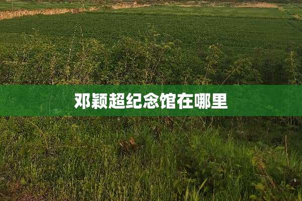 邓颖超纪念馆在哪里