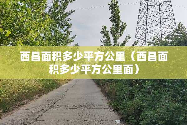 西昌面积多少平方公里（西昌面积多少平方公里面）