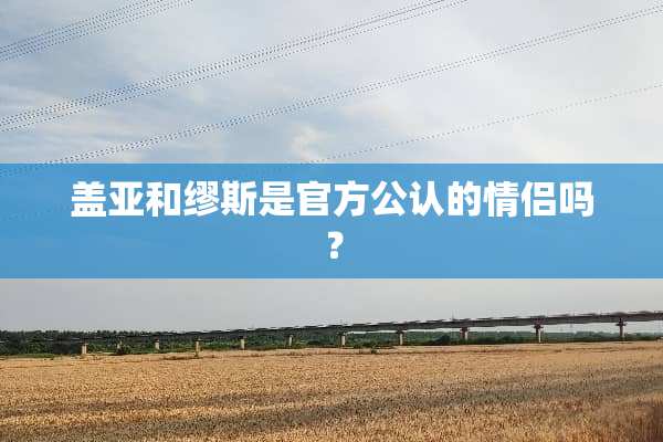 盖亚和缪斯是官方公认的情侣吗？