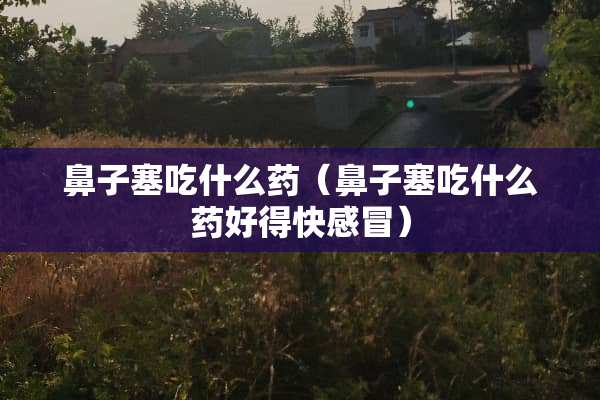 鼻子塞吃什么药（鼻子塞吃什么药好得**冒）