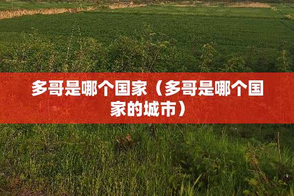 多哥是哪个国家（多哥是哪个国家的城市）