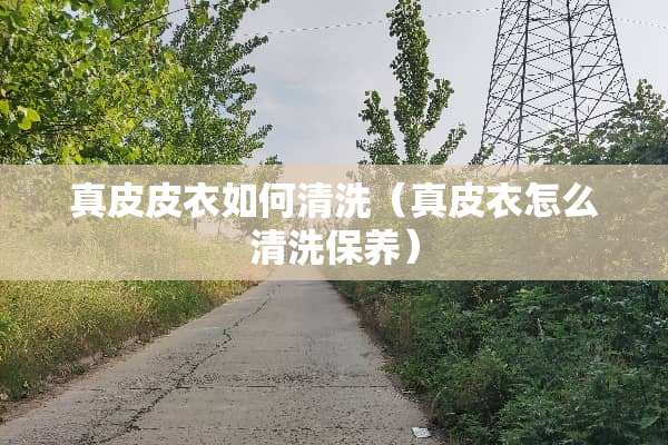真皮皮衣如何清洗（真皮衣怎么清洗保养）