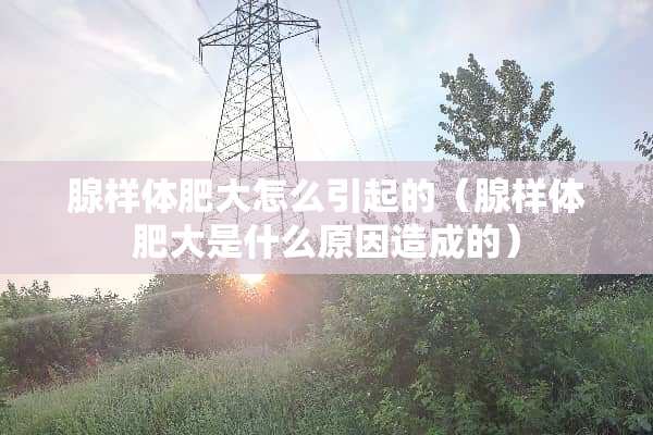 腺样体肥大怎么引起的（腺样体肥大是什么原因造成的）