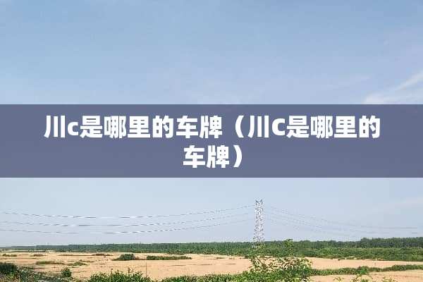 川c是哪里的车牌（川C是哪里的车牌）