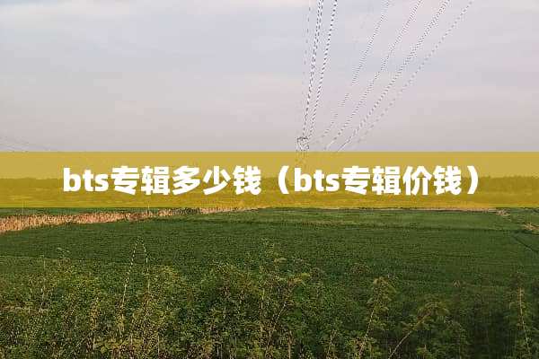 bts专辑多少钱（bts专辑价钱）