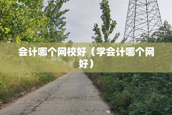 会计哪个网校好（学会计哪个网好）