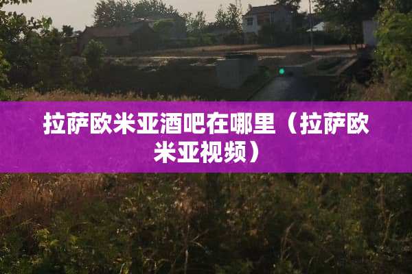 拉萨欧米亚酒吧在哪里（拉萨欧米亚视频）