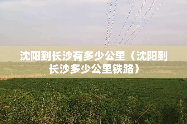 沈阳到长沙有多少公里（沈阳到长沙多少公里铁路）