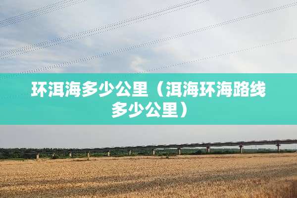 环洱海多少公里（洱海环海路线多少公里）