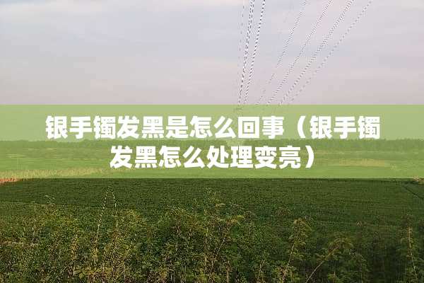 银手镯发黑是怎么回事（银手镯发黑怎么处理变亮）