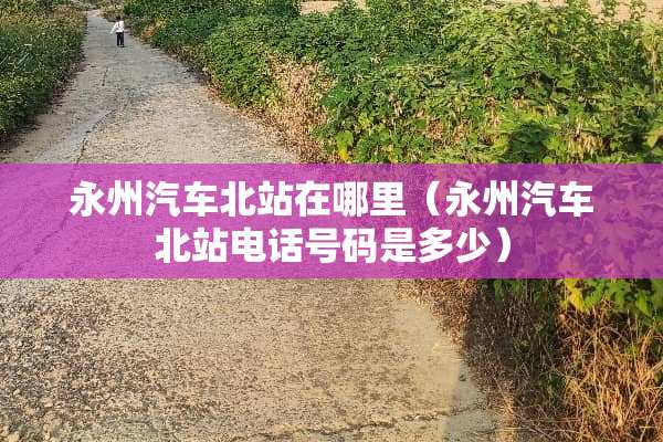 永州汽车北站在哪里（永州汽车北站电话号码是多少）