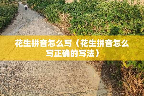 花生拼音怎么写（花生拼音怎么写正确的写法）