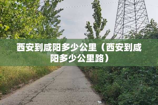 西安到咸阳多少公里（西安到咸阳多少公里路）