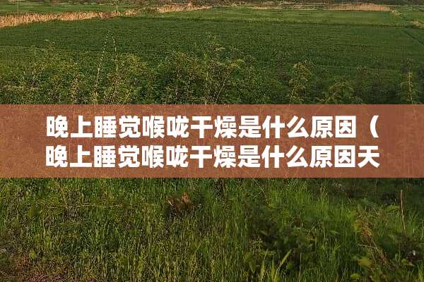 晚上睡觉喉咙干燥是什么原因（晚上睡觉喉咙干燥是什么原因天冷）