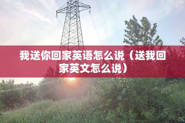 我送你回家英语怎么说（送我回家英文怎么说）