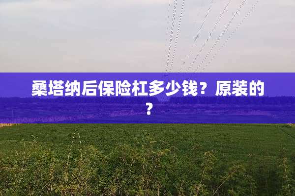 桑塔纳后保险杠多少钱？原装的？