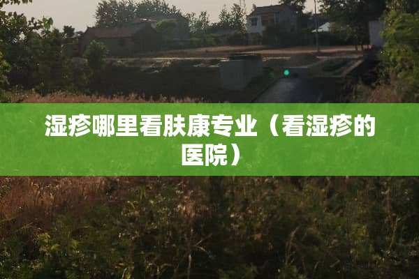 湿疹哪里看肤康专业（看湿疹的医院）