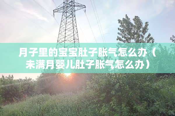 月子里的宝宝肚子胀气怎么办（未满月婴儿肚子胀气怎么办）