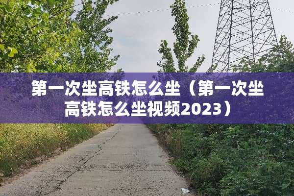 第一次坐高铁怎么坐（第一次坐高铁怎么坐视频2023）