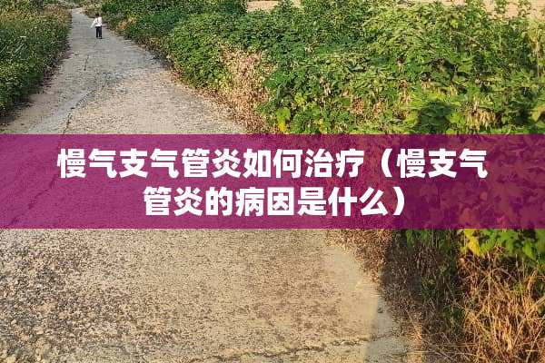 慢气支气管炎如何治疗（慢支气管炎的病因是什么）