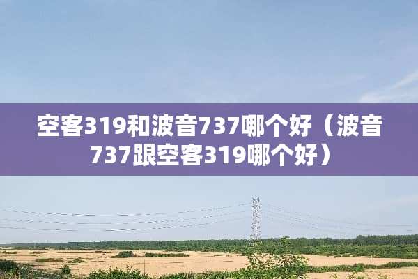 空客319和波音737哪个好（波音737跟空客319哪个好）
