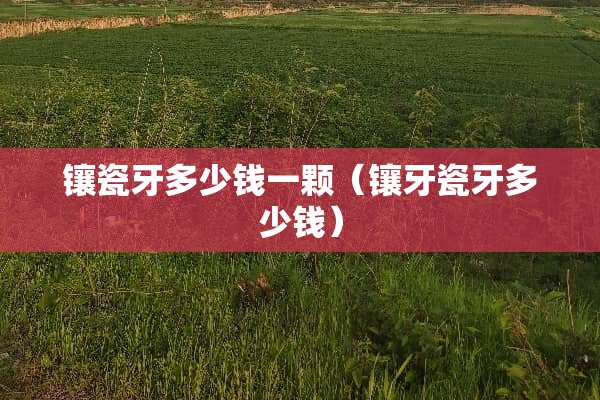 镶瓷牙多少钱一颗（镶牙瓷牙多少钱）